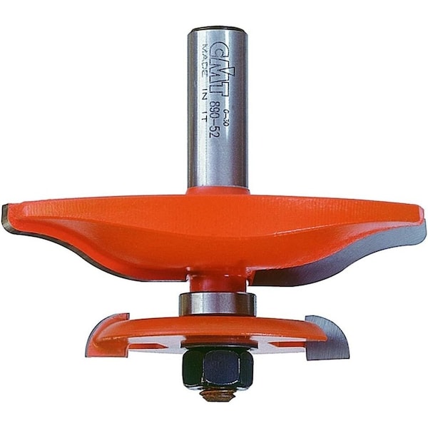 Raised Panel Bit With Backcutter, 3-1/2-Inch Diameter, 1/2-Inch Shank